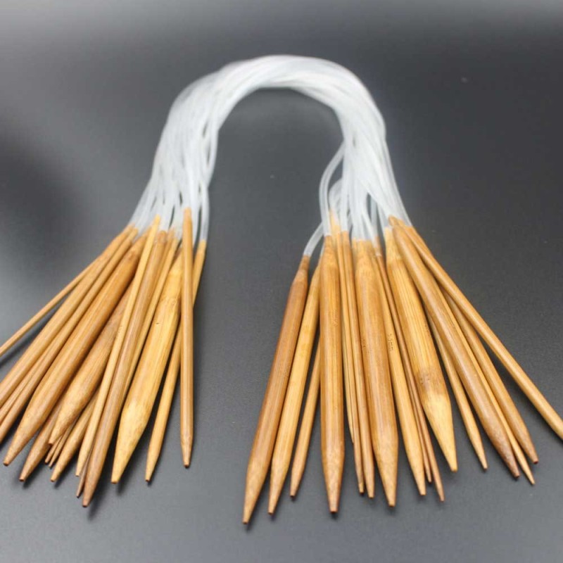 Aiguilles circulaires en bambou
