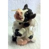 Petite vache en terre cuite