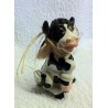 Petite vache en terre cuite